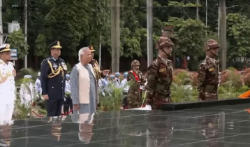 President, Chief Adviser pay tributes to armed forces martyrs