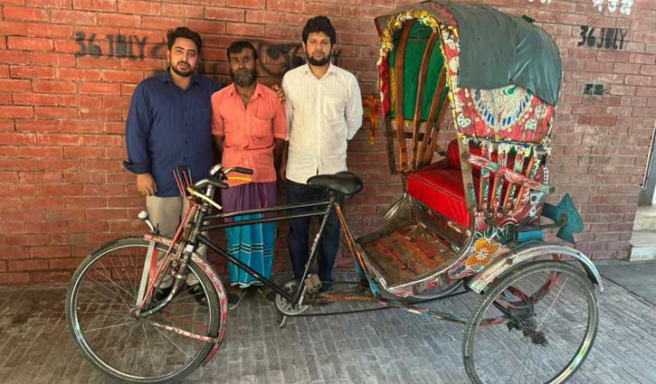 Rickshaw carrying  Nafiz to be preserved at Ganabhaban memorial museum