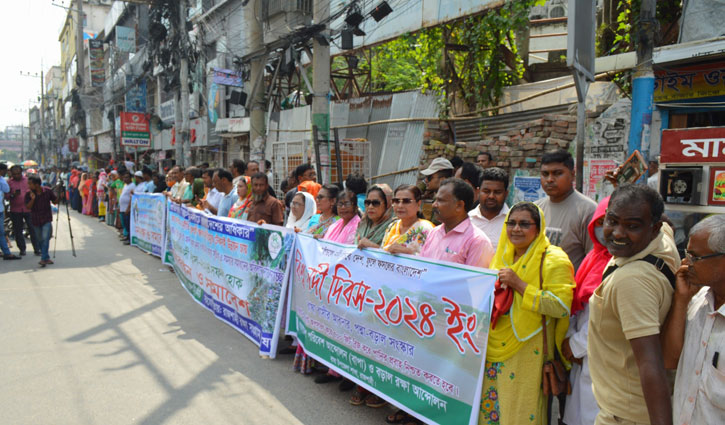 পদ্মা ও বড়ালসহ দেশের সব নদী রক্ষার দাবি