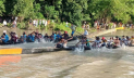 ঐতিহ্য ধরে রাখতে মাদারীপুরে নৌকা বাইচ অনুষ্ঠিত