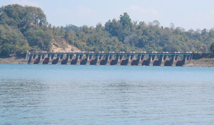 16 sluice gates of Kaptai dam closed