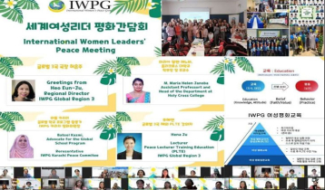 IWPG Global Region 3 hosts ‘International Women Leaders Peace Meeting’