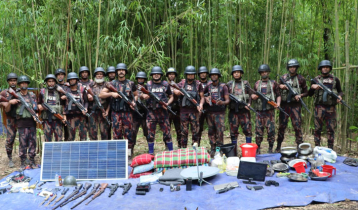 BGB recovers weapons, drones in Bandarban